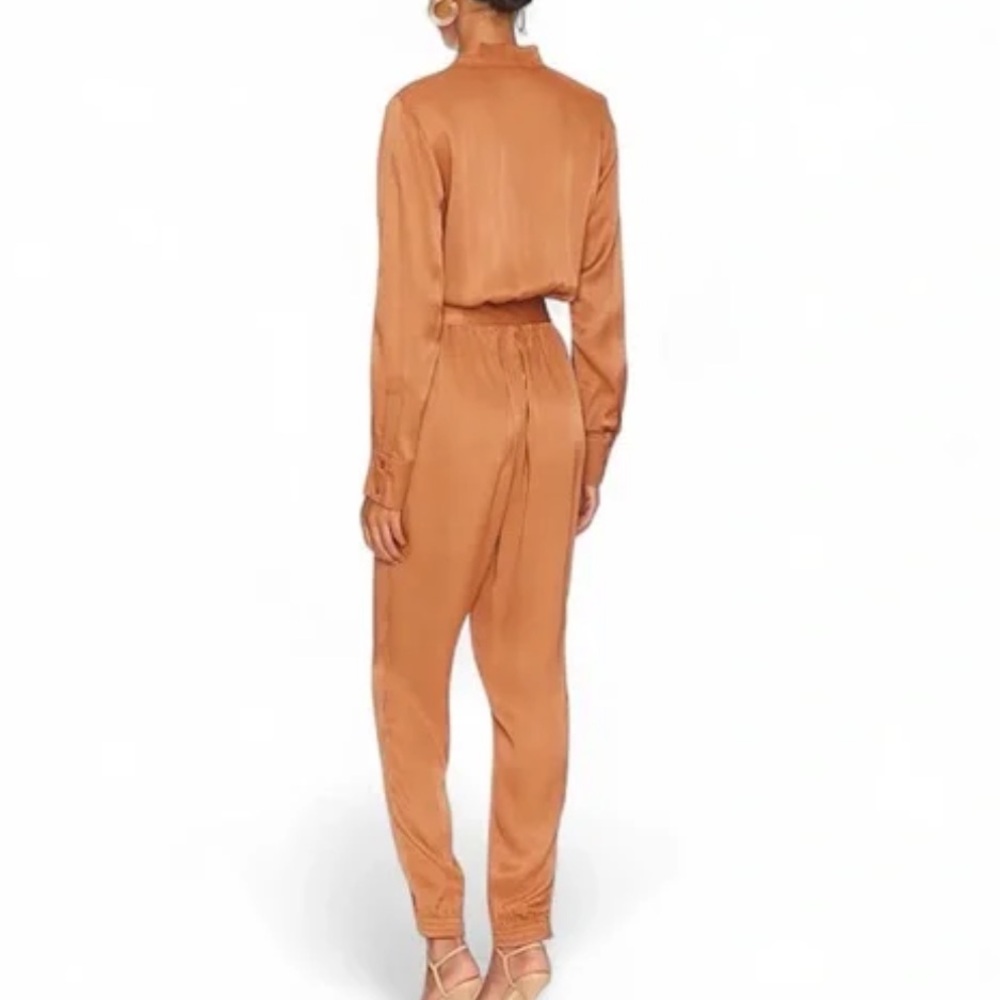 Chic Brown Jumpsuit - Picture 4 of 4